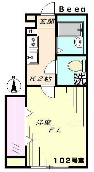 Bee αの間取り