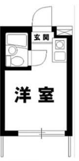 【間取り】 | スカイコート品川第3 | 間取りです。