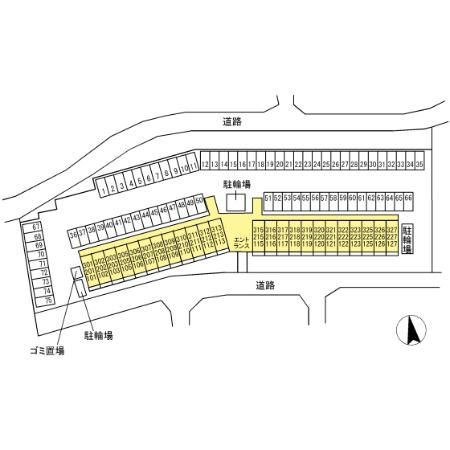 ジュネスメゾンイノウエの区画図