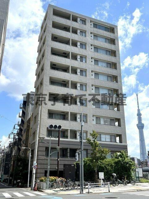 アビテ駒形リバーサイドの外観