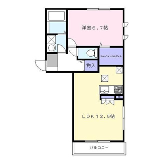 【間取り】 | メゾンヴェール徳住（Ｅ－１５２） | 間取りです。