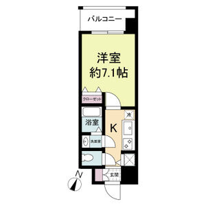 KDXレジデンス三宮の間取り