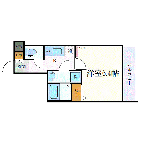 クレヴィスタ立石の間取り