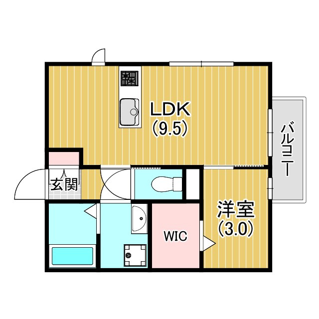 ボナール クレハの間取り