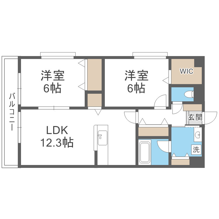 グラシーズコートの間取り