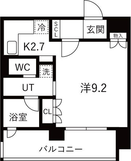 リーガル神戸三宮山手の間取り
