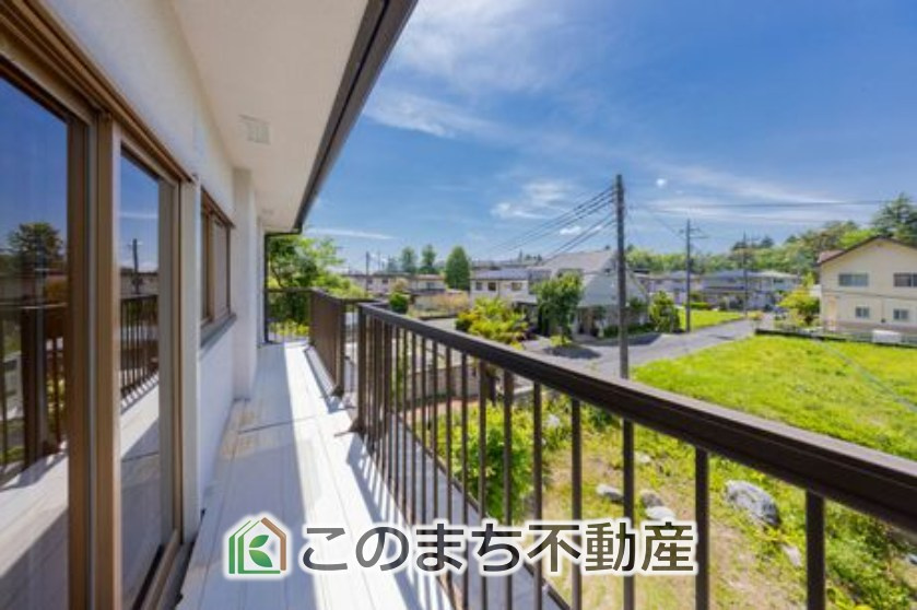 日光市所野　中古戸建のバルコニー