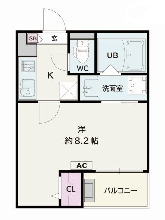 Jack unokiⅢの間取り