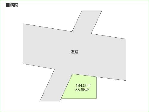 沼津市西島町の売地|マックスバリュはす向かいの角地