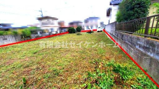 深谷市東方　建築条件なし（土地広々101坪超）の外観