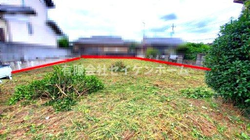 深谷市東方　建築条件なし（土地広々101坪超）の外観