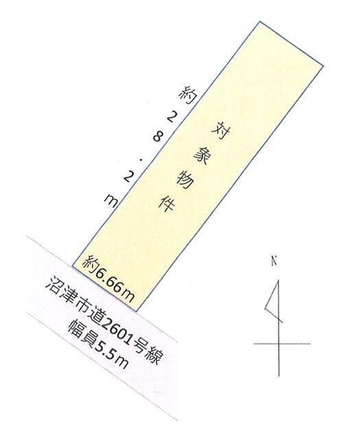 沼津市西間門の売地
