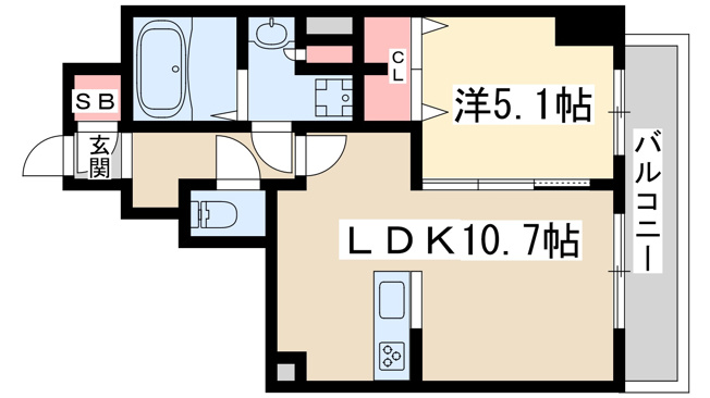 【間取り】 | トパーズ江坂