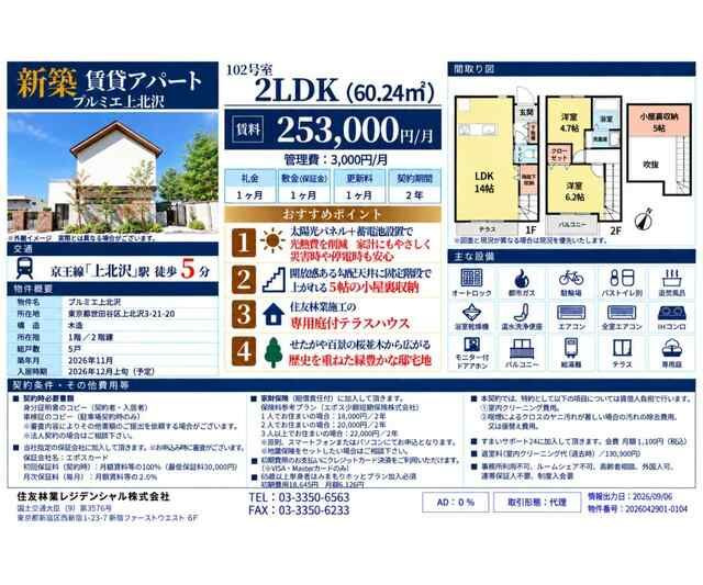 プルミエ上北沢のその他