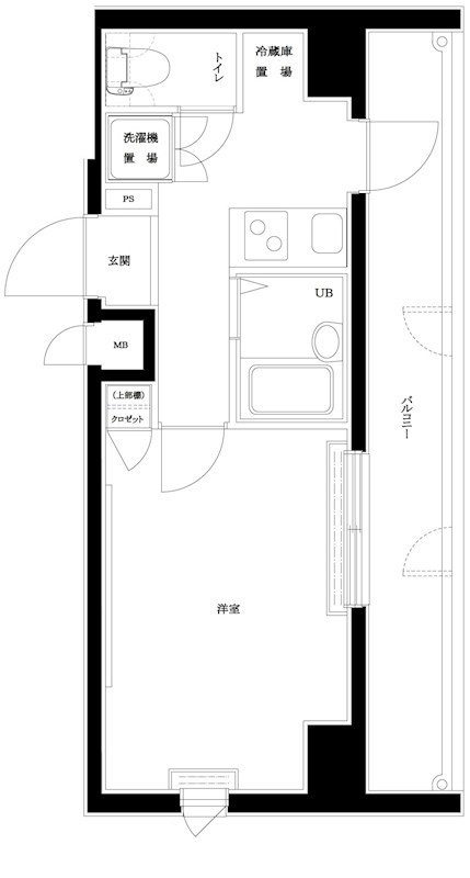 ルーブル西五反田弐番館 の間取り|間取りです。