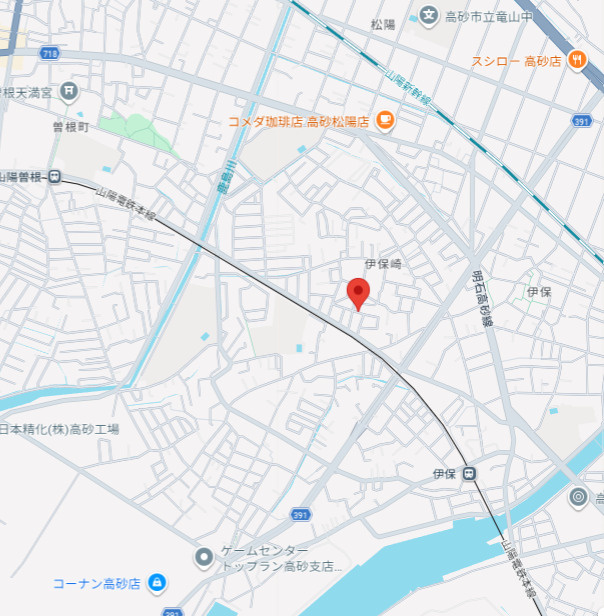 高砂市伊保崎１丁目　中古戸建の地図