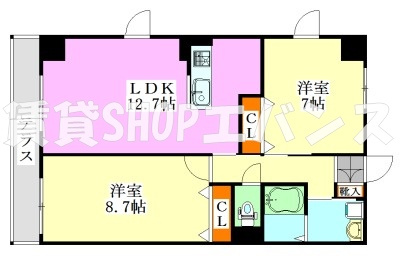【間取り】 | ベルファミーユ高根台Ⅱ