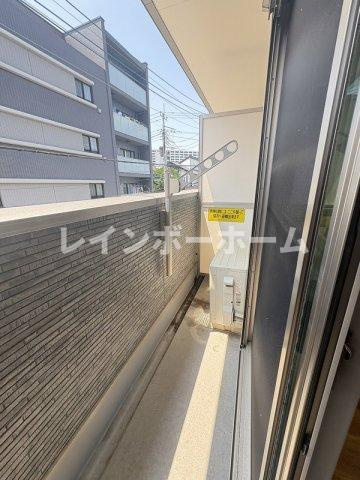 西原グリーンヒルズのバルコニー