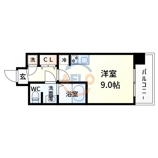 CREATO新大阪PanLoopの間取り|クレアート新大阪パンループ　間取り