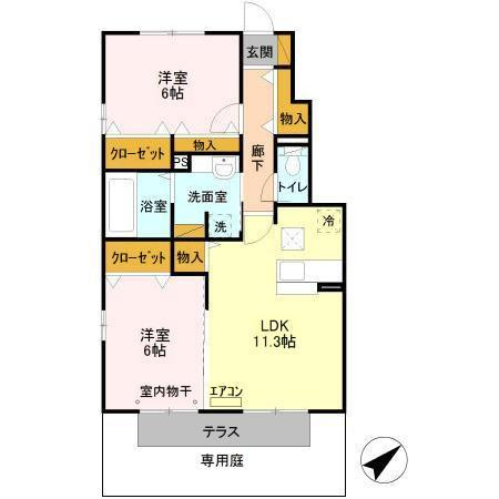 グリーンエシカルの間取り