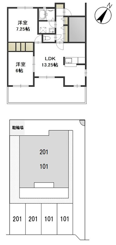 エトワール大福 の間取り