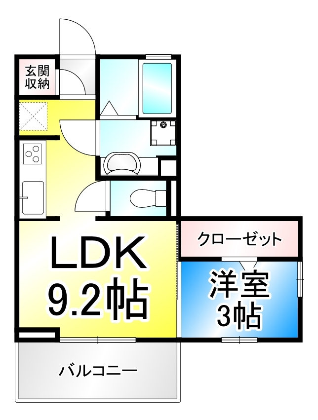 プレジール高田の間取り