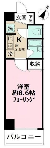 ヴェリー二東松戸の間取り