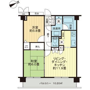メイツ狛江の間取り