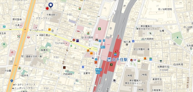 グレイスコートⅠの地図|★案内図★