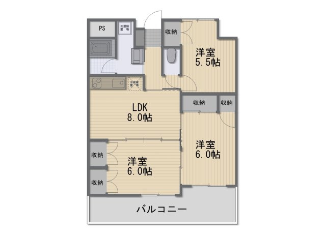 ル・メドサンの間取り