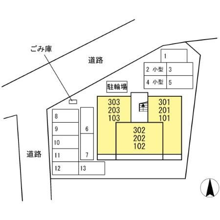 ローズ　ド　ノエルの区画図