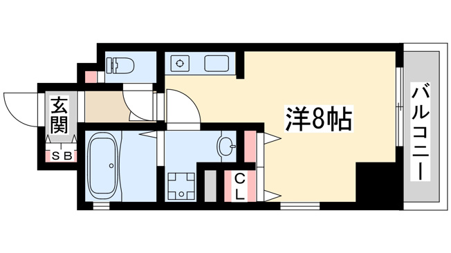 【間取り】 | 中央メルヴェール江坂