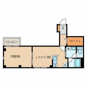 ＬａＬａＬａ　Ｊｏｙの間取り|間取りです。