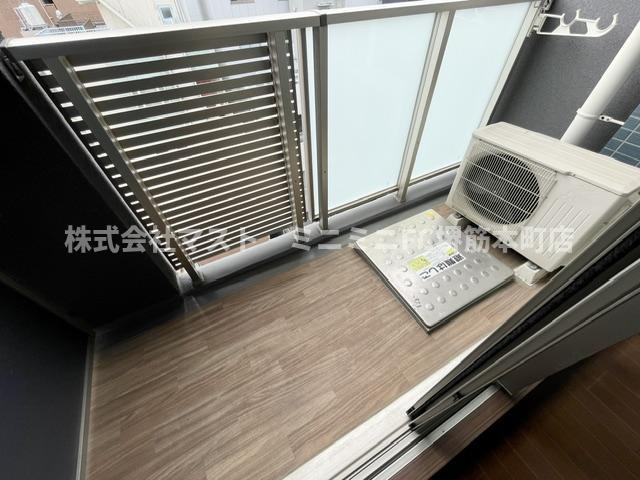 アクアプレイス北浜のバルコニー