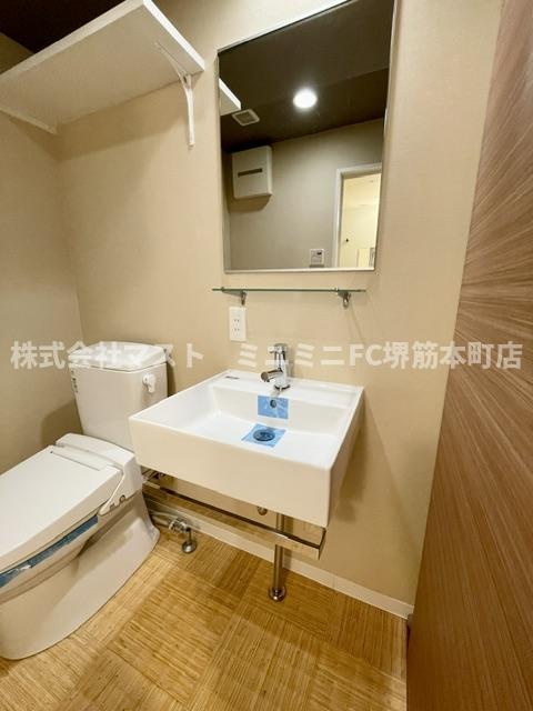 アクアプレイス北浜の洗面所