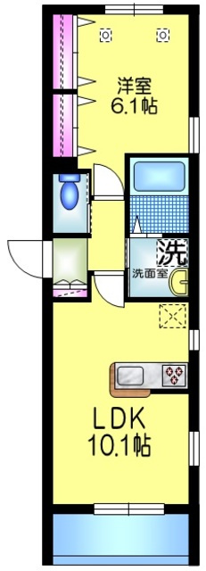 ディア　メゾンの間取り|★開放感のある間取り★