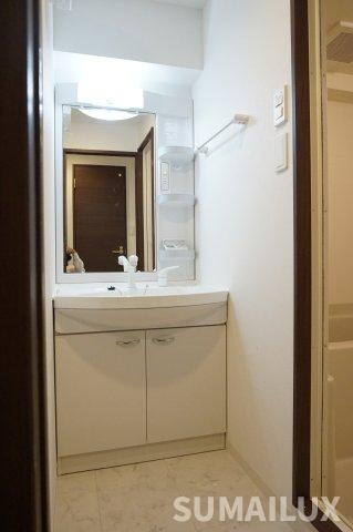 熊本市中央区九品寺３丁目の賃貸マンションの独立洗面台