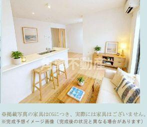 海老名市門沢橋三丁目　中古戸建の居間・リビング|リビング
完成予想イメージ画像(家具はつきません)