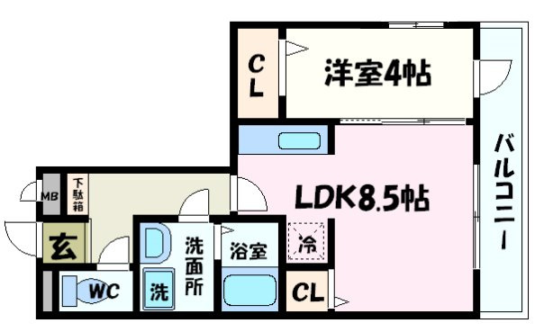 アーバンハイツ段上