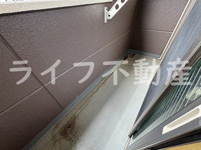 ベルウエスト花園のバルコニー|暖かな日差しのふりそそぐバルコニー