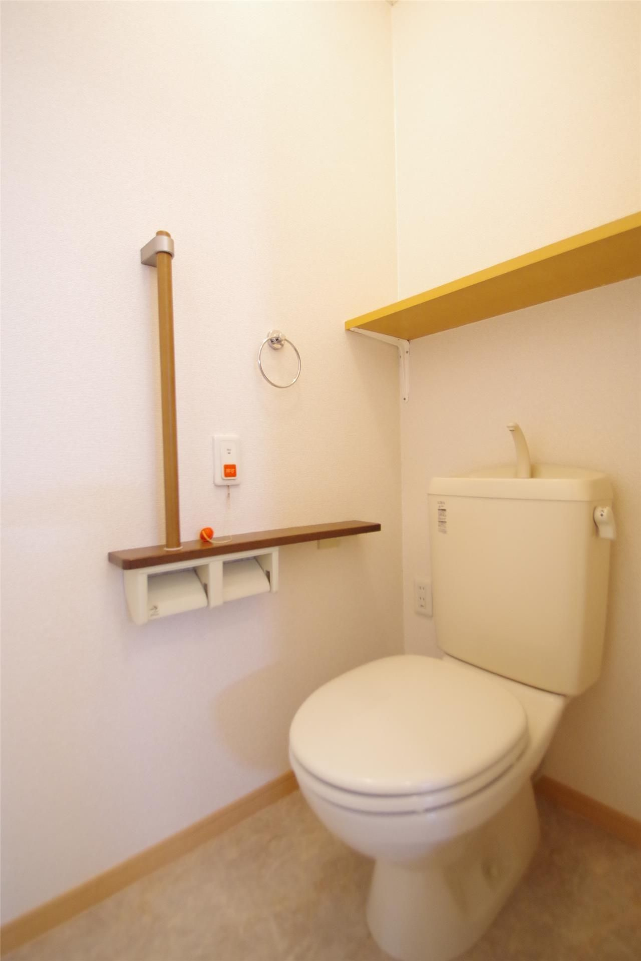 熊本市中央区薬園町の賃貸マンションのトイレ