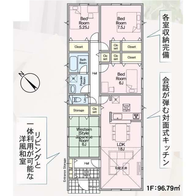 苅田町若久町第5の間取り