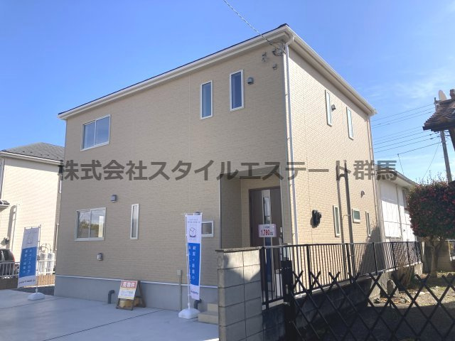 クレイドルガーデン前橋市今井町第１　１号棟の外観：施工例|前橋市今井町に新築住宅を建築中です。こちらの写真は施工例になりますので参考としてご覧ください。お客様のご都合に合わせて同仕様の物件もご見学頂けます♪0120-98-0304までお気軽にお問合せ下さい