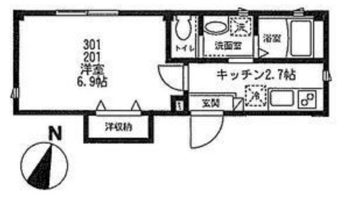 オマーチェの間取り