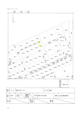 見附市本所１丁目　土地建物の地図
