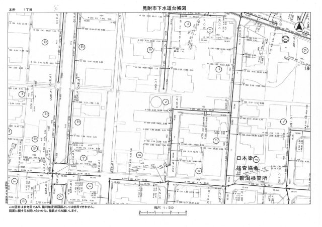 見附市本所１丁目　土地建物の地図