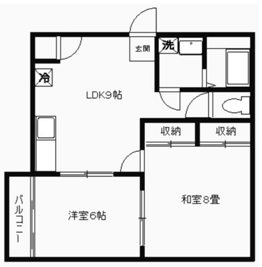 仲六マンションの間取り|間取り