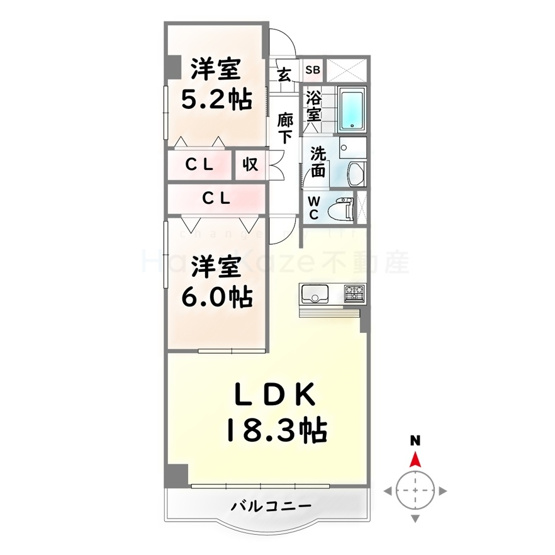 【間取り】 | グランドハイツ浦里【名古屋市賃貸・防犯カメラ】