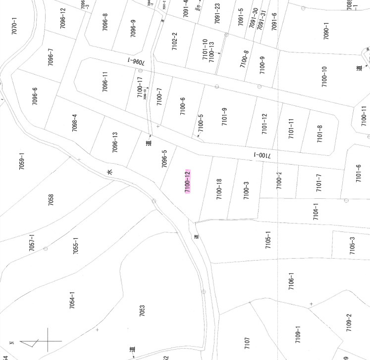 熊野町城之堀6丁目の土地図