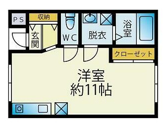 守山市守山４丁目の店舗一部の間取り